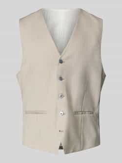 HECHTER PARIS Regular fit gilet met paspelzakken