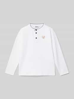 Steiff Shirt met lange mouwen en logobadge