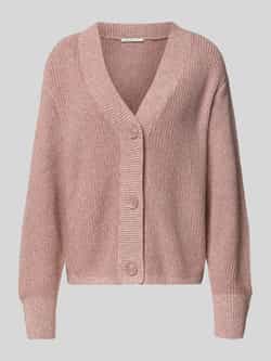 Tom Tailor Denim Cardigan met breistructuur en knoopsluiting