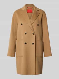 MAX&Co. Regular fit lange wollen jas van zuivere scheerwol model 'RICCARDO'
