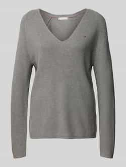 Tommy Hilfiger Gebreide trui CO CARDI STITCH V-NK LS