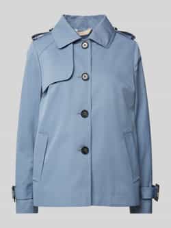 Christian Berg Woman Selection Trenchcoat met mouwtrensjes en steekzakken