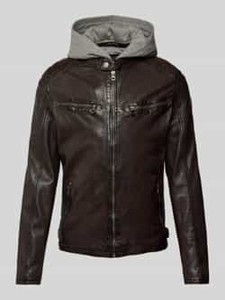 Gipsy Leren jack met capuchon model 'GMRAYCO'