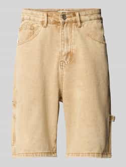 ANOTHER COTTON LAB Regular fit korte jeans met zakken op de pijp