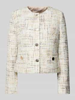 Christian Berg Woman Selection Blazer met structuurmotief