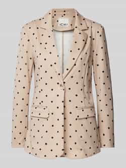 Ichi Regular fit blazer met reverskraag model 'KATE'