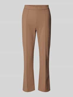 RAFFAELLO ROSSI Flared stoffen broek met verkort model 'MACY'