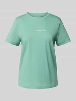 Tom Tailor Regular fit T-shirt van puur katoen