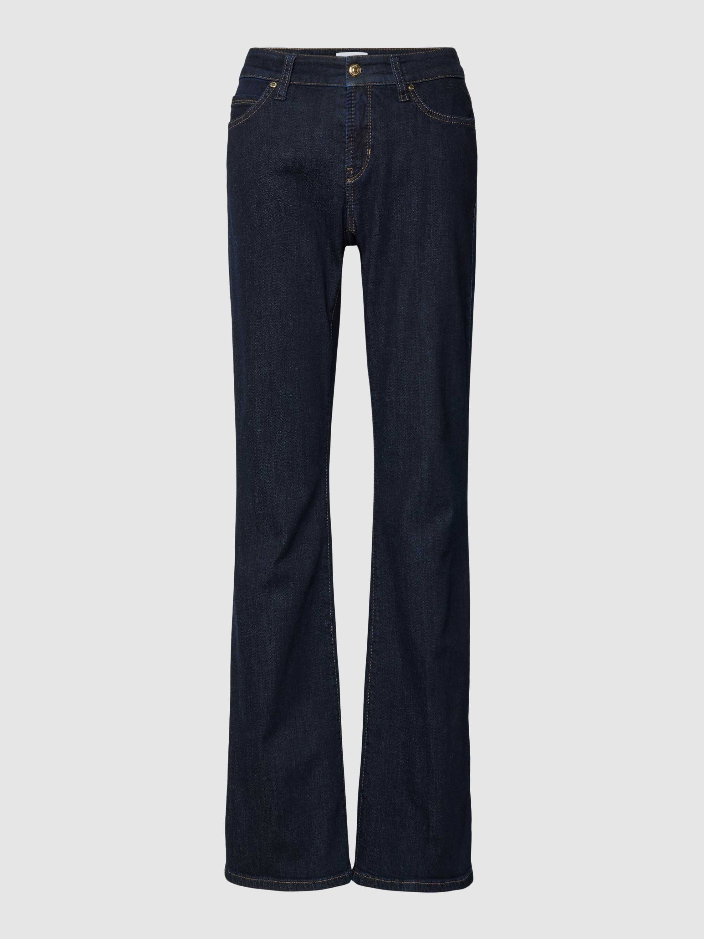 CAMBIO Bootcut jeans met labeldetails model 'PARIS FLARED'