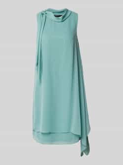 Vera Mont Knielange cocktailjurk met asymmetrische zoom