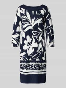 Betty Barclay Jerseyjurk met 3 4 mouwen Blue Dames