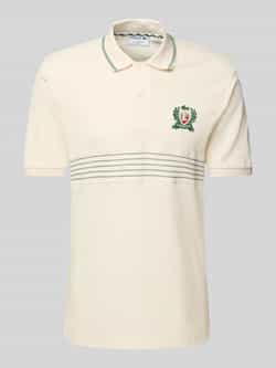 Lacoste Classic fit poloshirt met labelstitching