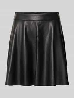 Only Imitatieleren rok ONLUNA FAUX LEATHER FLARED SKIRT OTW