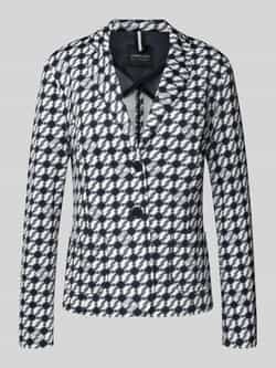 Marc Cain Slim fit blazer met reverskraag