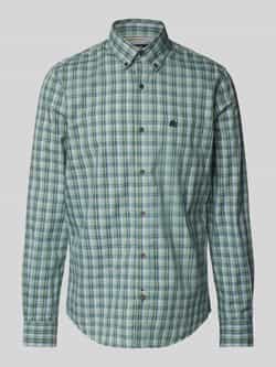 Lerros Geruit overhemd geruite herenhemd met button-down-kraag