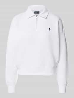 Polo Ralph Lauren Sweatshirt met polokraag en labelstitching