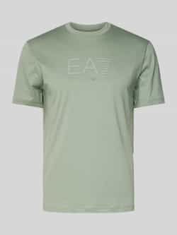 EA7 Emporio Armani T-shirt met labelprint model 'TRAIN'