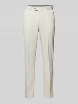 hiltl Slim fit broek met persplooien model 'Porter'