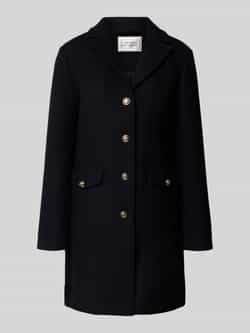 GUIDO MARIA KRETSCHMER WOMAN Regular fit lange wollen jas met reverskraag model 'Drew'