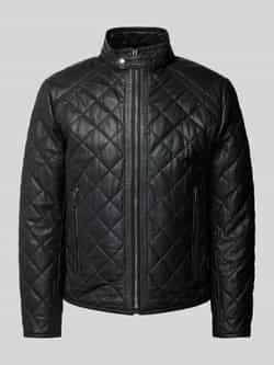 JOOP! Collection Leren jack met opstaande kraag model 'Boys'