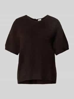 Ichi Gebreide pullover met ronde hals model 'KAMARA'