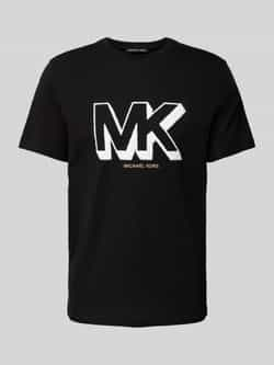 Michael Kors T-shirt met labelprint model 'SKETCH MK'