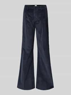 BRAX Flared corduroy broek met Franse steekzakken model 'MAINE'