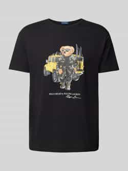 Polo Ralph Lauren Crew Neck Polo Bear T-shirt Black Heren