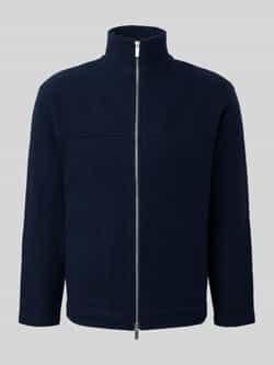 Selected Homme Regular fit cardigan van zuivere wollen bouclé model 'NEALY'
