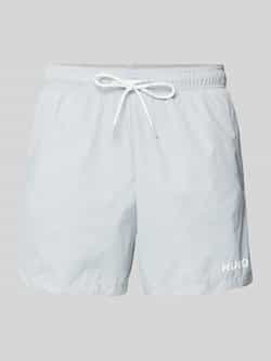 HUGO Relaxed fit zwembroek met labelprint model 'HAITI'