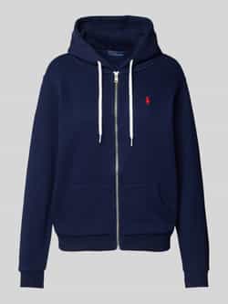 Polo Ralph Lauren Zachte katoenen hoodie met trekkoord Blue Dames