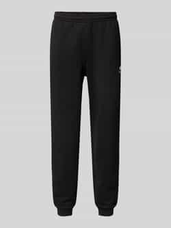 Lacoste Tapered sweatpants van puur katoen