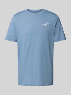 PUMA PERFORMANCE T-shirt met labelstitching en ronde hals