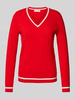Christian Berg Woman Gebreide pullover met ribboorden