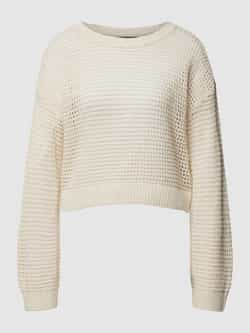 Vero Moda Gebreide pullover met extra brede schouders model 'MADERA'