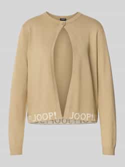Joop! Gebreid jack met knoopsluiting model 'Kona'