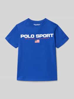 Polo Sport T-shirt met labelprint