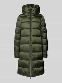SAVE THE DUCK Gewatteerde lange jas met capuchon model 'LYSA'