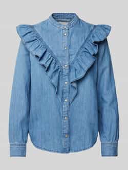 Pepe Jeans Overhemdblouse met drukknoopsluiting model 'KATIA'