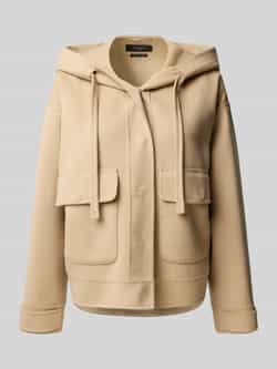 Weekend Max Mara Regular fit jack met capuchon van wolmix model 'GARY'