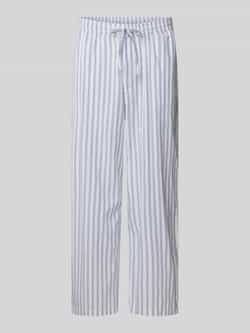 REVIEW Stoffen broek met elastische band en steekzakken