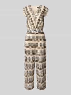 Comma Jumpsuit met V-hals