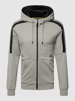 Emporio Armani EA7 Logo Series Sweatjacke Gray Heren