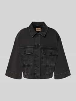 MOS MOSH Jeansjack met wijde mouwen model 'Penn Deluxe'