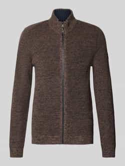 Camel active Slim fit gebreid jack model 'Mouline'