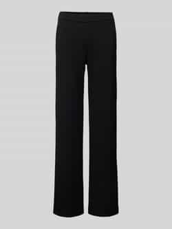 TONI Wide leg stoffen broek met achterzakken model 'Jenny'