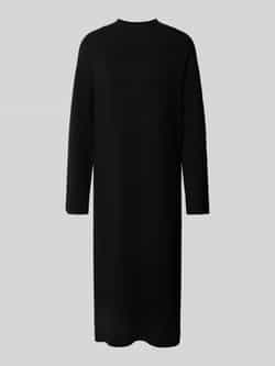 YAS Midi-jurk met geribde opstaande kraag model 'ELMA'