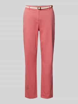 Christian Berg Woman Casual fit chino met riem