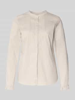 MOS MOSH Regular fit overhemdblouse met ronde hals model 'Mattie'