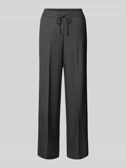 Comma Straight leg pantalon met persplooien
